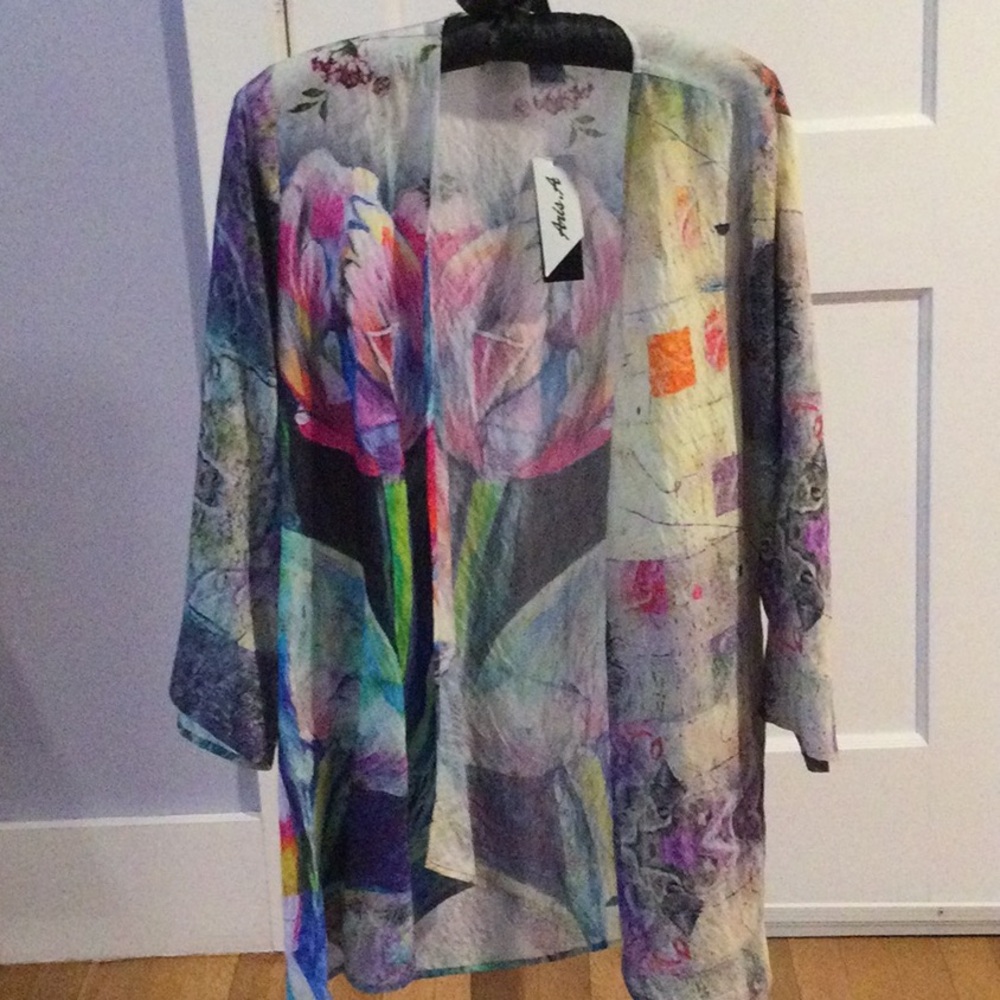 Artful Dodger Floral Sheer Topper from Aris. A